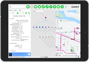 IQGeo_Geospatial_software_Netzverfolgung_und_Schemata