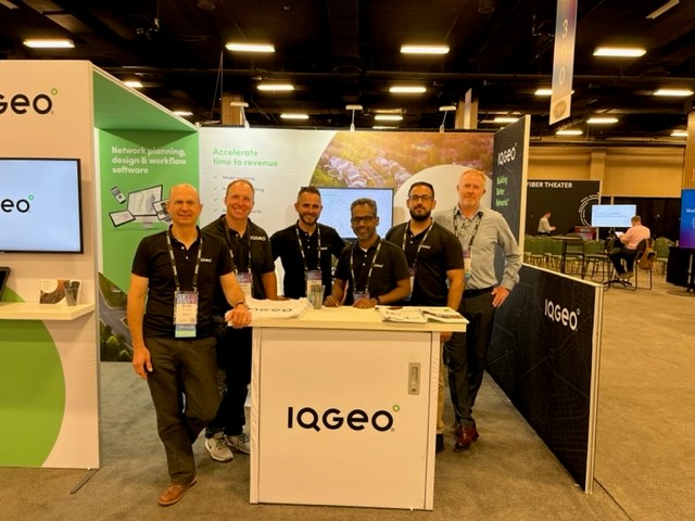 Das Team von IQGeo auf der Fiber Connect 2022