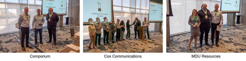 Gewinner des IQGeo-Innovationspreises 2019