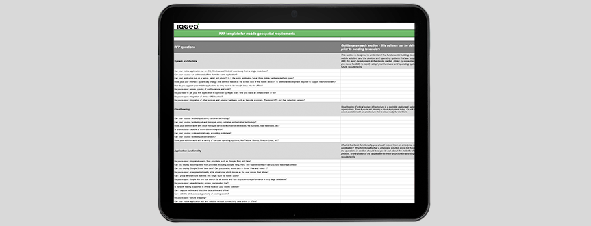 170 Fragen, die Sie in Ihrem RFP für mobile Geodaten stellen sollten