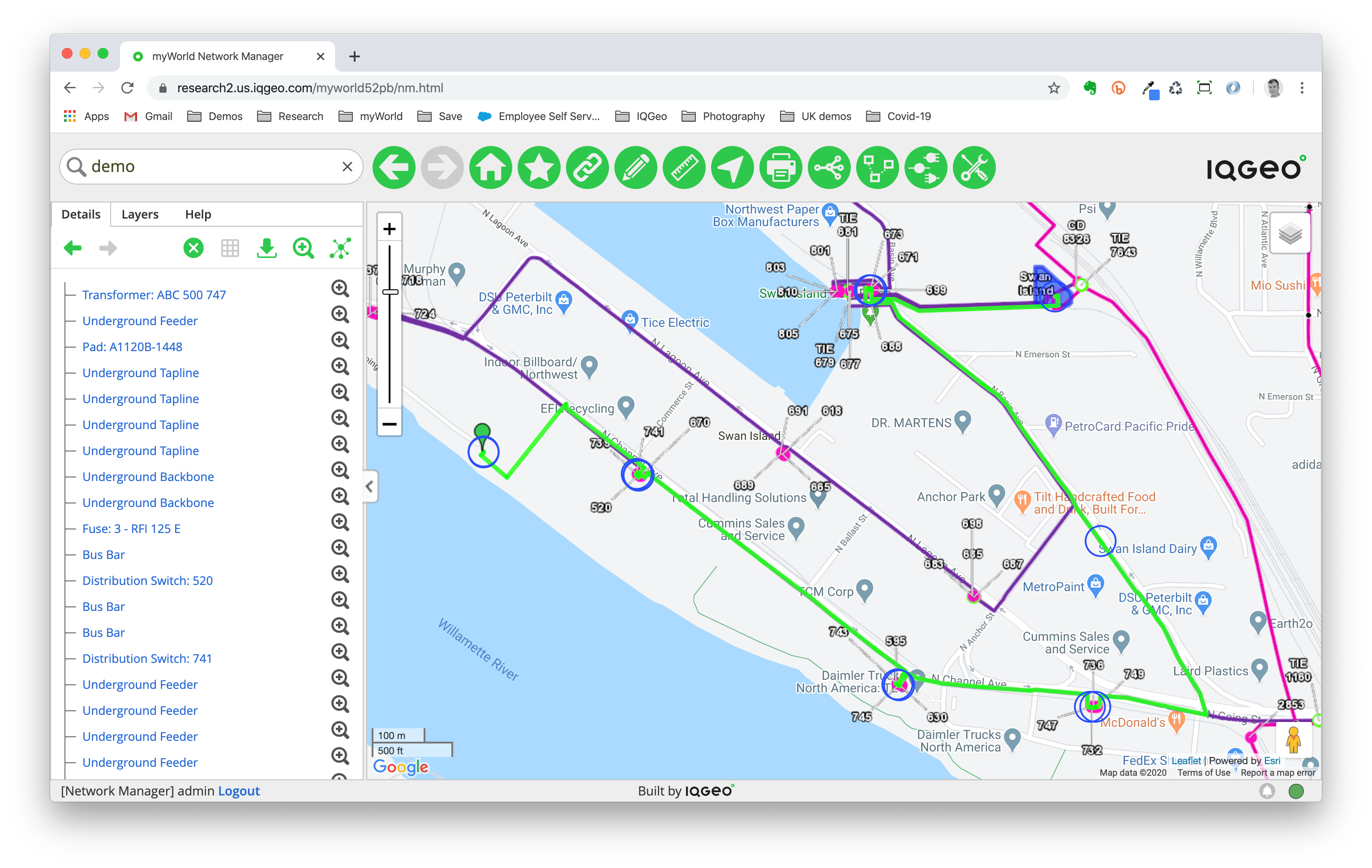 Wie sich IQGeo mit Esri integriert